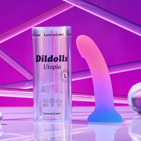 Фаллоимитатор Dildolls Utopia из жидкого силикона