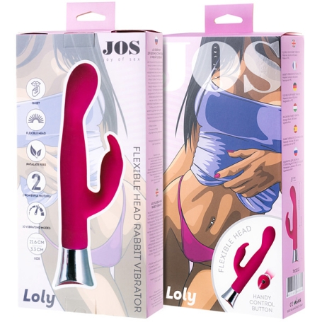 Вибратор JOS Loly с клиторальным стимулятором